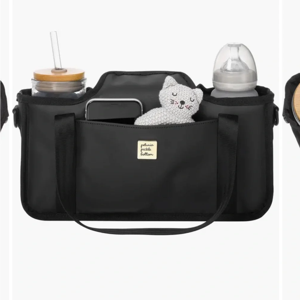Petunia Pickle Bottom Black Stroller Caddy